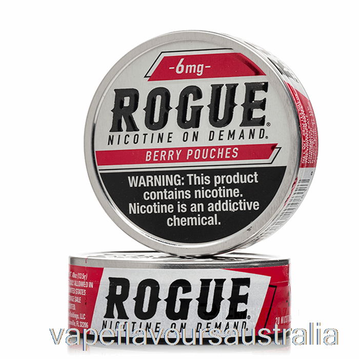 Vape Flavours Australia ROGUE Nicotine Pouches - BERRY 6mg (5-PACK)